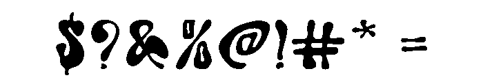 Meltypie Font OTHER CHARS