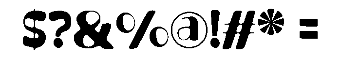 Melumo  Black Font OTHER CHARS