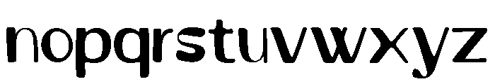 Melumo  Bold Font LOWERCASE