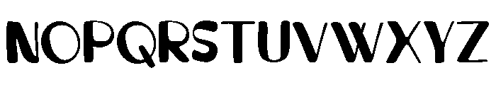 Melumo  Extra Bold Font UPPERCASE