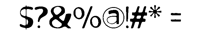 Melumo  Regular Font OTHER CHARS