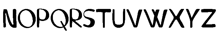 Melumo  Regular Font UPPERCASE