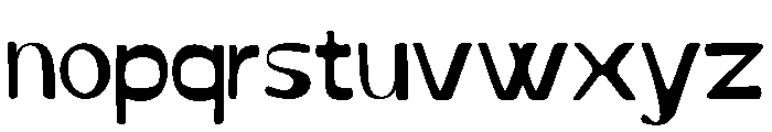 Melumo  Regular Font LOWERCASE