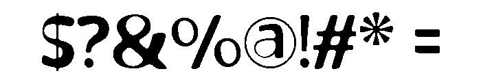 Melumo  Semi Bold Font OTHER CHARS
