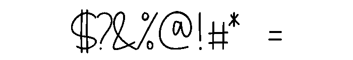Memo Besty Font OTHER CHARS