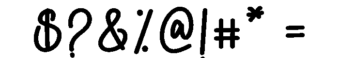 Memo Friends1 Font OTHER CHARS