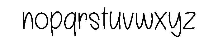 Memoir Light Font LOWERCASE