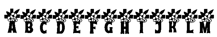 Memorial Bloom Font UPPERCASE