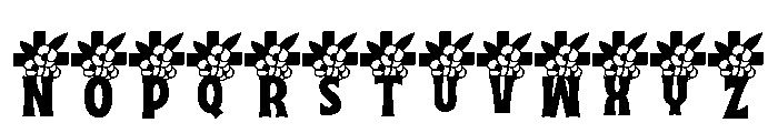 Memorial Bloom Font UPPERCASE