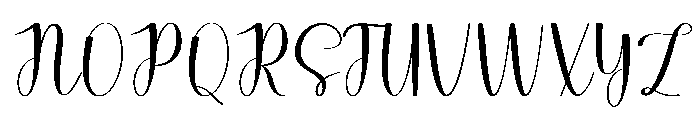 Memories September Font UPPERCASE
