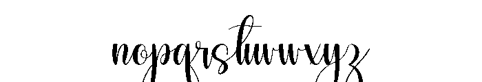 Memories September Font LOWERCASE
