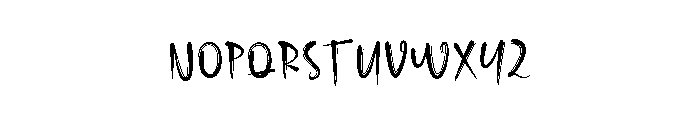 Memory Story Font LOWERCASE