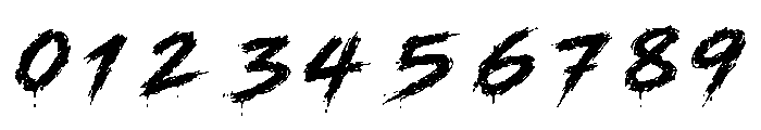 Menace Regular Font OTHER CHARS