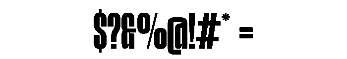 Menaco Regular Font OTHER CHARS
