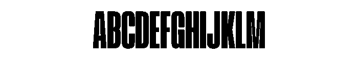Menaco Regular Font UPPERCASE