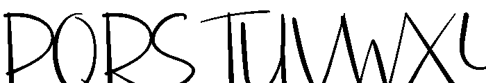 Menanti Hujan Font UPPERCASE