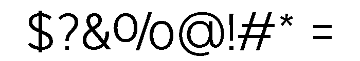Mendoa-Regular Font OTHER CHARS