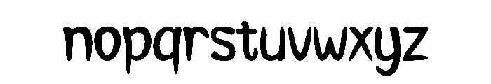 Mendoy Summer Font LOWERCASE
