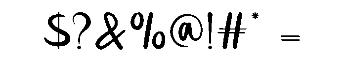Mengejar Mimpi Font OTHER CHARS