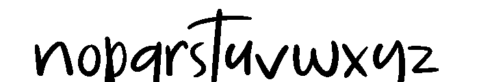Mengejar Mimpi Font LOWERCASE