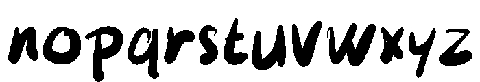 Menik Font LOWERCASE