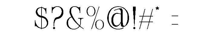 Menna Font OTHER CHARS