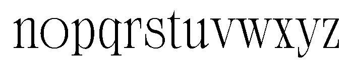 Menna Font LOWERCASE