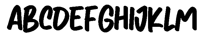 Menow Font UPPERCASE