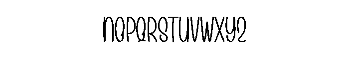 Menu Moments Font UPPERCASE