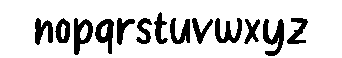 Menyapa Font LOWERCASE