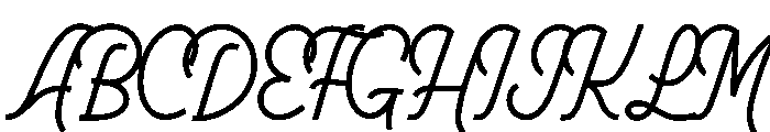 Meptora Font UPPERCASE