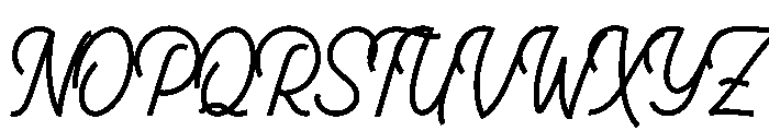 Meptora Font UPPERCASE