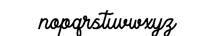 Meptora Font LOWERCASE