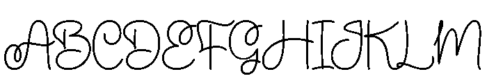 Meralina Font UPPERCASE