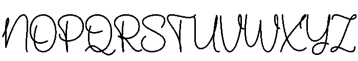 Meralina Font UPPERCASE