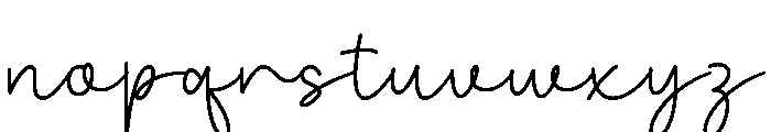Meralina Font LOWERCASE