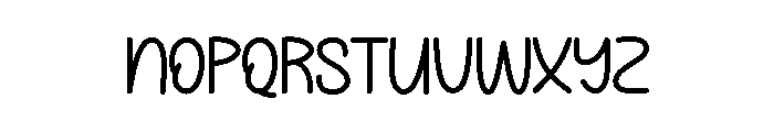 Merchant Designer Font LOWERCASE