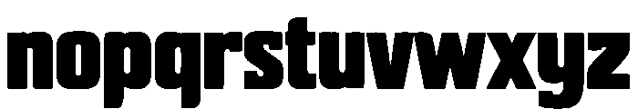 Merci Blazer Font LOWERCASE