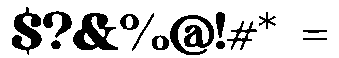 Mercyline Font OTHER CHARS