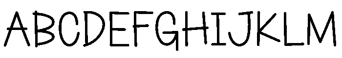 Merge Font UPPERCASE
