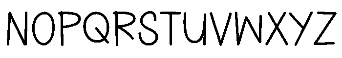 Merge Font LOWERCASE