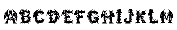 Merian Regular Font UPPERCASE