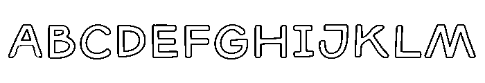 Merida Coast Caps Outline FONT