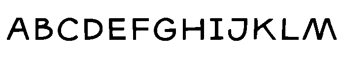 Merida Coast Caps Regular Font UPPERCASE