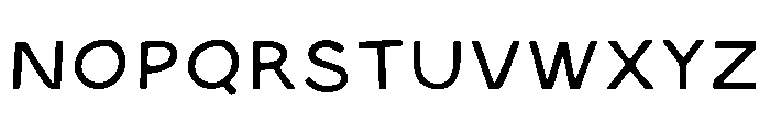 Merida Coast Caps Regular Font LOWERCASE