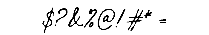 Merida Coast Script Bold Font OTHER CHARS