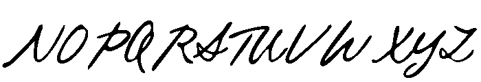 Merida Coast Script Bold Font UPPERCASE