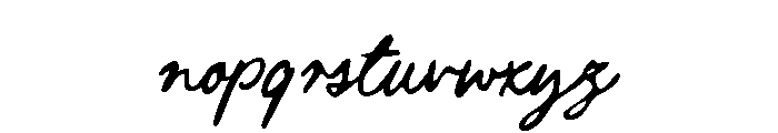 Merida Coast Script Bold Font LOWERCASE