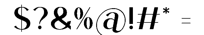 Meridith Font OTHER CHARS