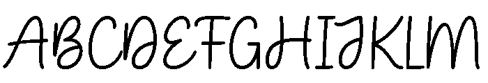 Merilya Font UPPERCASE